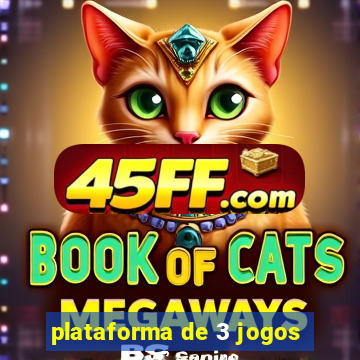 plataforma de 3 jogos